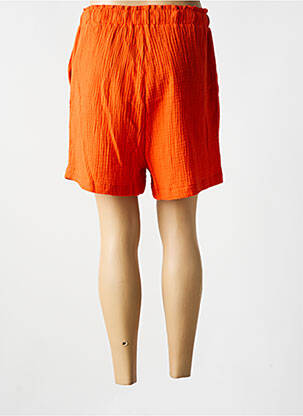 Bermuda taille élastique taille normale orange ZIBI LONDON femme