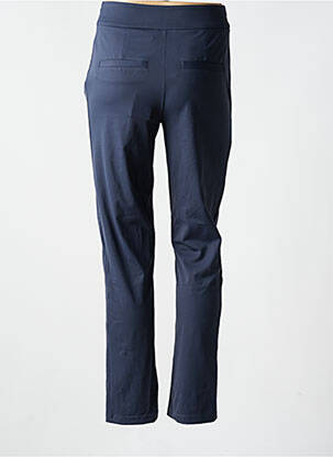 Pantalon slim tissage popeline taille normale bleu YEST femme