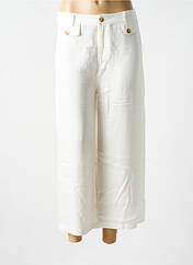 Pantalon 7/8 blanc ZIBI LONDON pour femme seconde vue