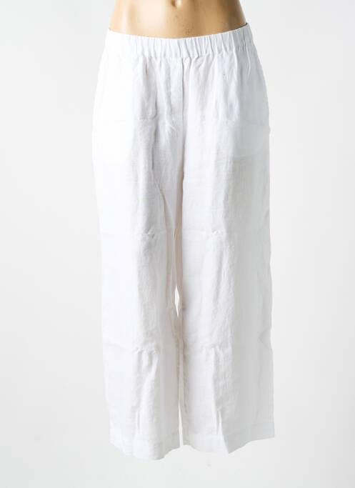 Pantalon large taille normale taille normale blanc MASAI femme