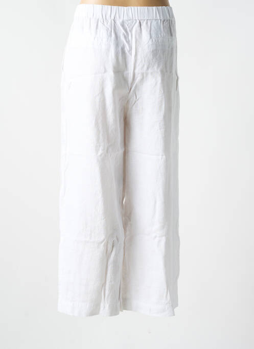 Pantalon large taille normale taille normale blanc MASAI femme
