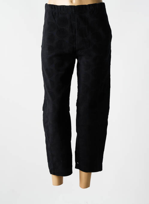 Pantalon 7/8 stretch taille normale noir GERSHON BRAM femme