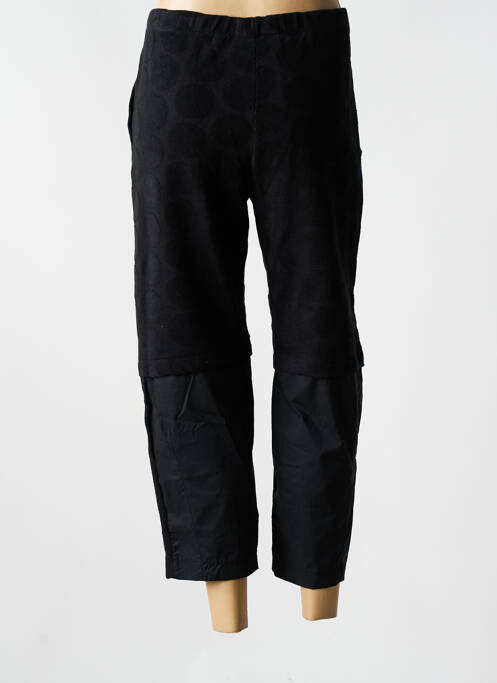 Pantalon 7/8 stretch taille normale noir GERSHON BRAM femme
