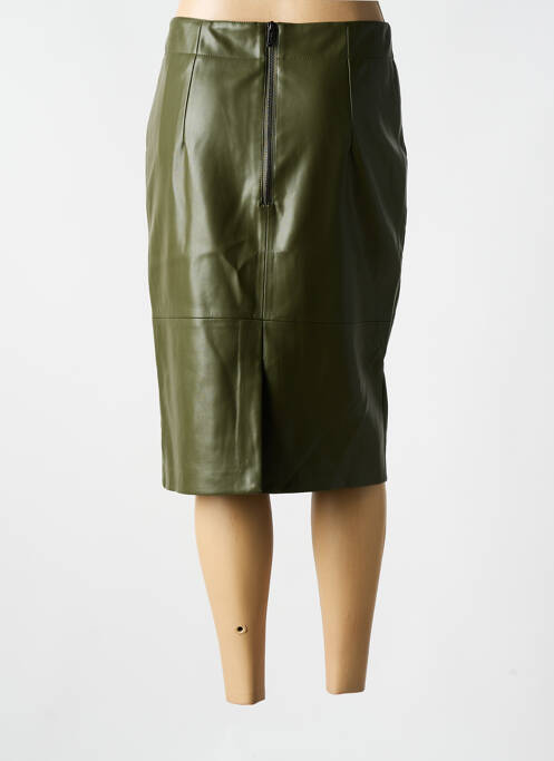 Jupe mi-longue taille normale vert ESQUALO femme