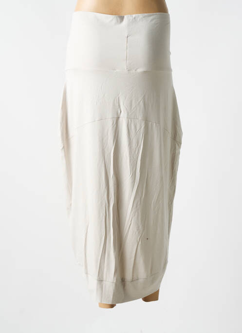 Jupe longue beige ELSEWHERE pour femme