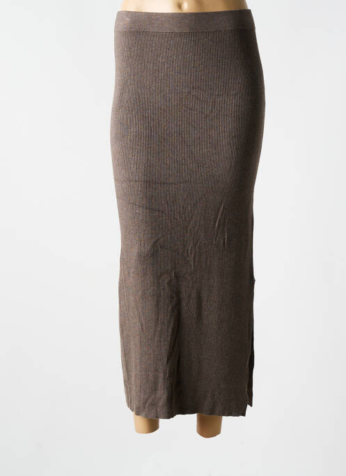 Jupe longue marron MASAI pour femme