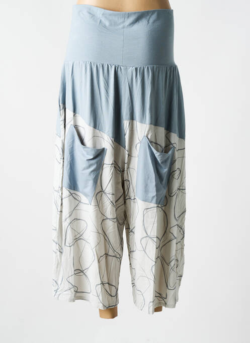 Pantalon large bleu ELSEWHERE pour femme