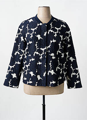 Veste casual col rond bleu RABE femme