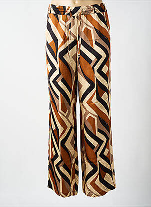 Pantalon large coupe fluide taille normale beige PAKO LITTO femme