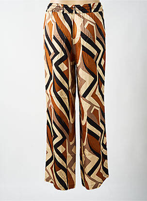 Pantalon large coupe fluide taille normale beige PAKO LITTO femme