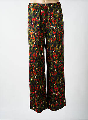 Pantalon large coupe fluide taille normale vert PAKO LITTO femme