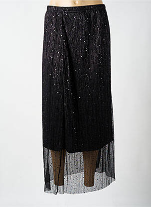 Jupe longue doublure noir 2W PARIS femme