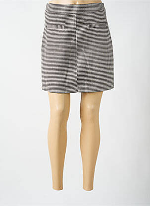 Jupe courte coupe droite noir PAKO LITTO femme