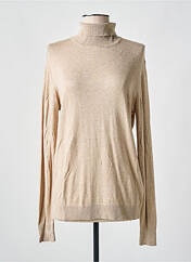 Pull col roulé beige B.YOUNG pour femme seconde vue