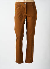 Jeans coupe slim marron ZERRES pour femme seconde vue