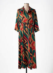 Robe longue orange PAKO LITTO pour femme seconde vue