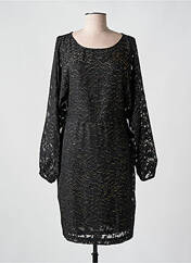 Robe mi-longue noir ICHI pour femme seconde vue