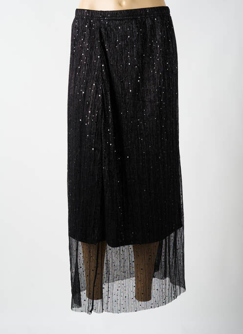 Jupe longue doublure noir 2W PARIS femme