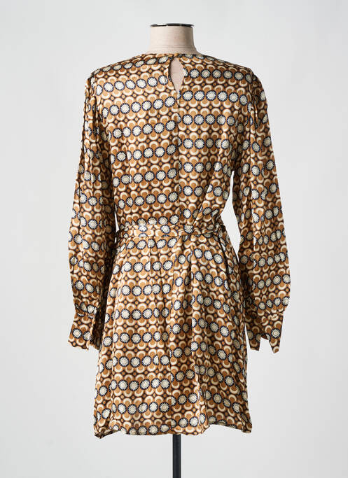 Robe courte marron GRACE & MILA pour femme