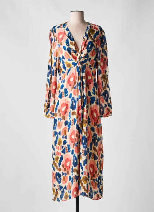 Robe longue rose GRACE & MILA pour femme