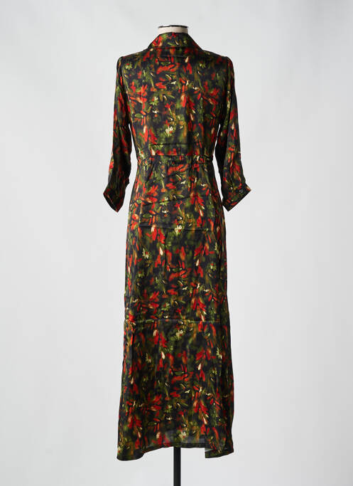 Robe longue vert PAKO LITTO pour femme