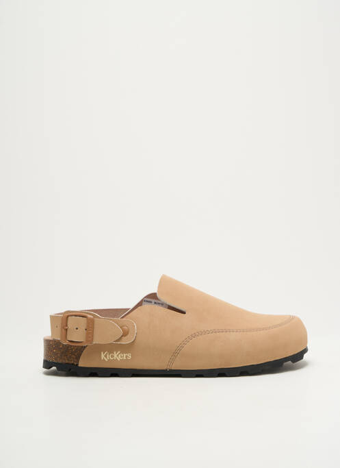 Mules/sabots voute plantaire talon plat jusqu'à 3cm beige KICKERS femme