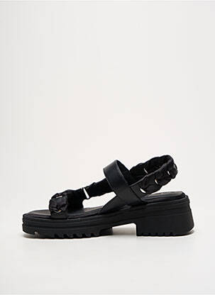 Sandales/nu pieds matière lisse talon de 4 à 6cm noir TAMARIS femme