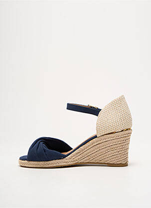 Espadrilles fermeture bride(s) talon de 7 à 9cm bleu TAMARIS femme