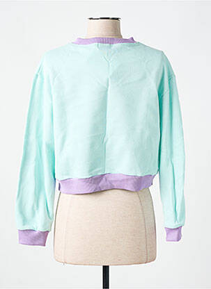 Sweat-shirt stretch manches longues vert LAY LAY femme