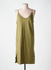 Robe mi-longue vert LAZY & COSY pour femme seconde vue