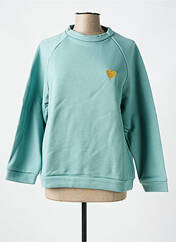 Sweat-shirt vert LAZY & COSY pour femme seconde vue