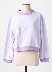 Sweat-shirt violet LAY LAY pour femme seconde vue