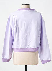 Sweat-shirt violet LAY LAY pour femme seconde vue