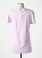T-shirt violet LAZY & COSY pour femme seconde vue
