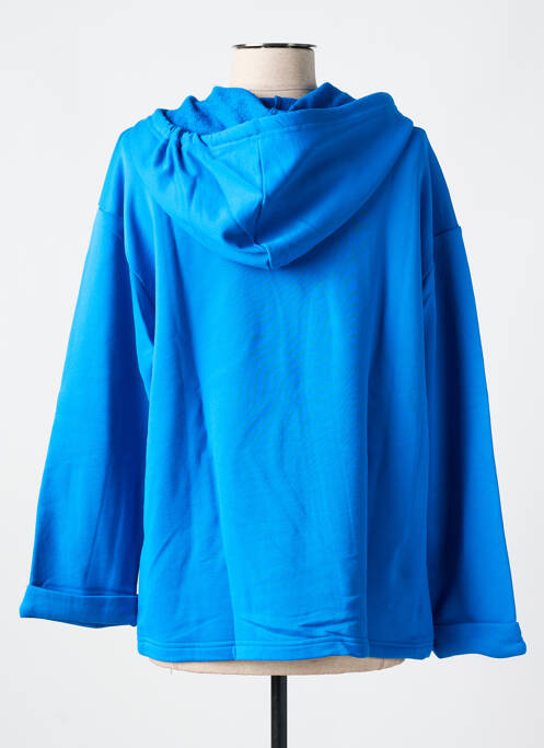 Sweat-shirt à capuche bleu LAZY & COSY pour femme