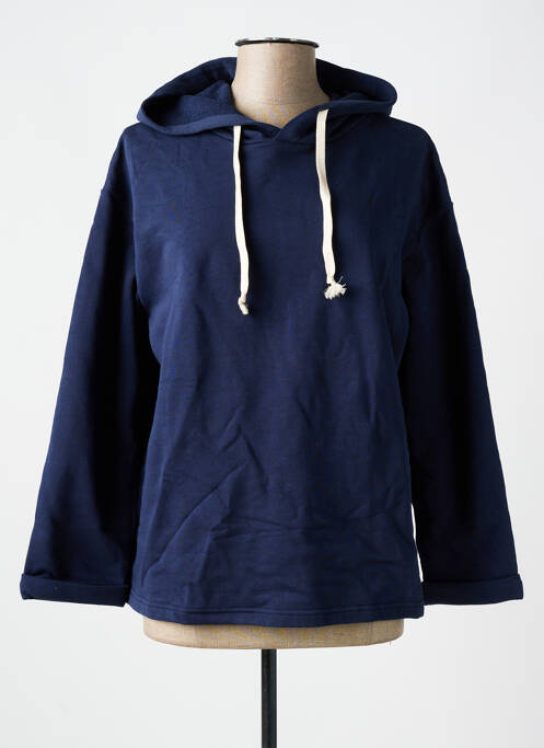 Sweat-shirt à capuche bleu LAZY & COSY pour femme