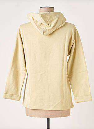 Sweat-shirt à capuche manches longues manches longues beige LAZY & COSY femme