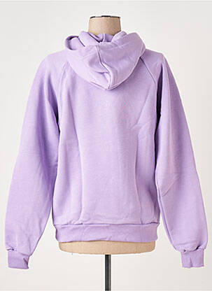 Sweat-shirt à capuche manches longues manches longues violet LAZY & COSY femme