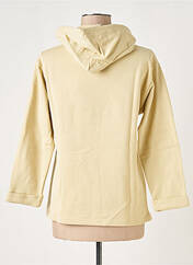 Sweat-shirt à capuche beige LAZY & COSY pour femme seconde vue
