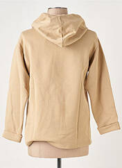 Sweat-shirt à capuche beige LAZY & COSY pour femme seconde vue