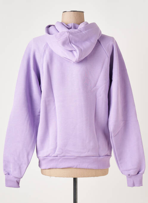 Sweat-shirt à capuche violet LAZY & COSY pour femme