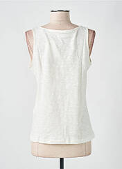 Débardeur blanc LAZY & COSY pour femme seconde vue
