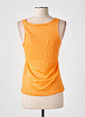 Débardeur orange LAZY & COSY pour femme seconde vue