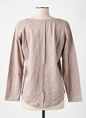 T-shirt beige LAZY & COSY pour femme seconde vue