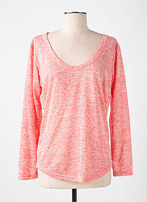 T-shirt rouge LAZY & COSY pour femme
