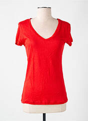 T-shirt rouge LAZY & COSY pour femme seconde vue