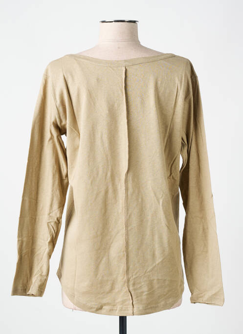 T-shirt manches longues manches longues vert LAZY & COSY femme