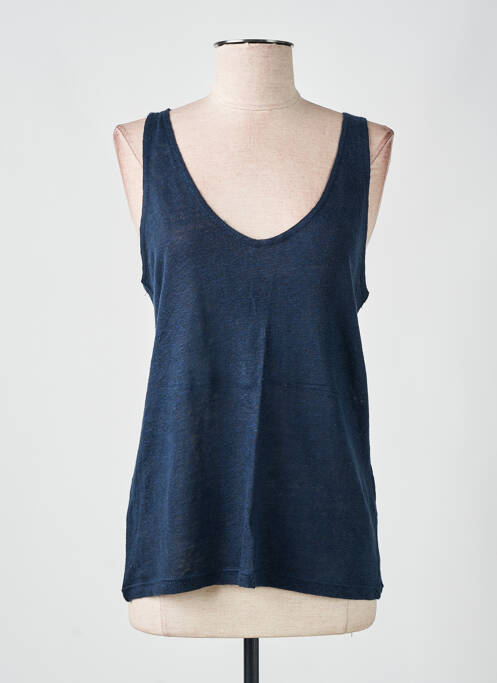 Débardeur bleu fonce LAZY & COSY femme