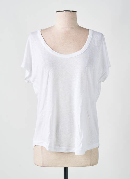 T-shirt blanc LAZY & COSY pour femme