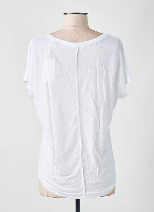 T-shirt blanc LAZY & COSY pour femme